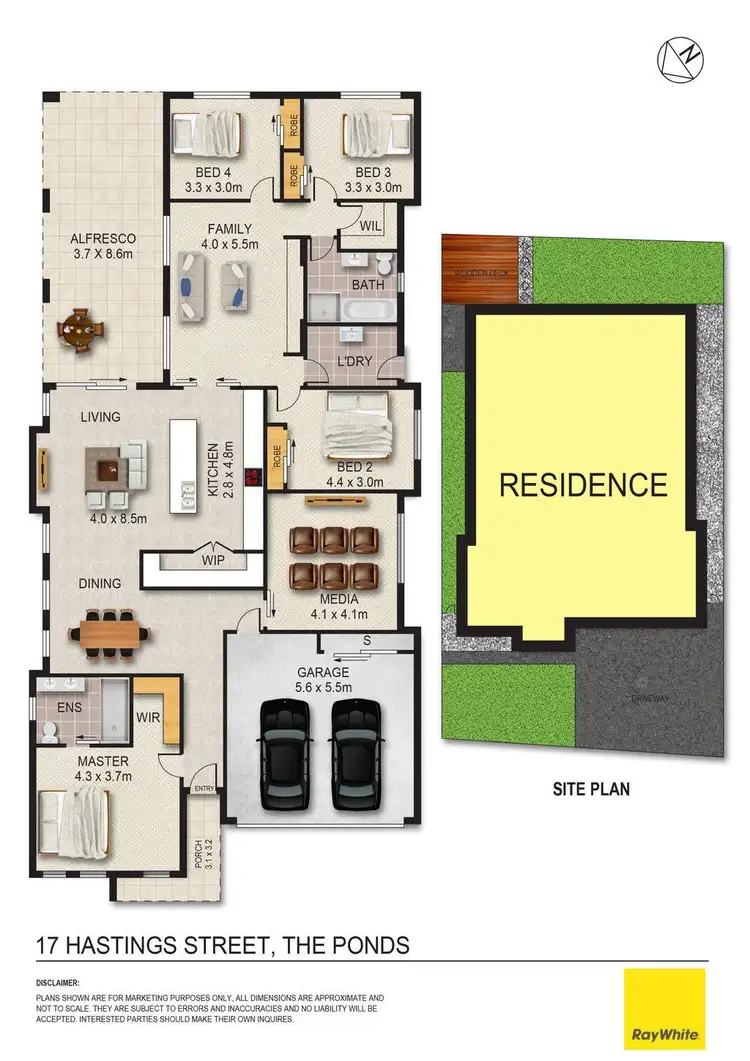 Floorplan of Homely house listing, 17 Hastings Street, The Ponds NSW 2769
