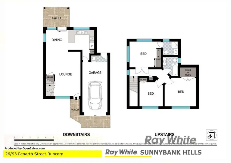 Floorplan of Homely townhouse listing, 26/93 Penarth Street, Runcorn QLD 4113