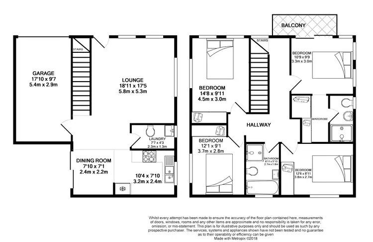 Floorplan of Homely townhouse listing, 6/46 Earle Street, Doonside NSW 2767