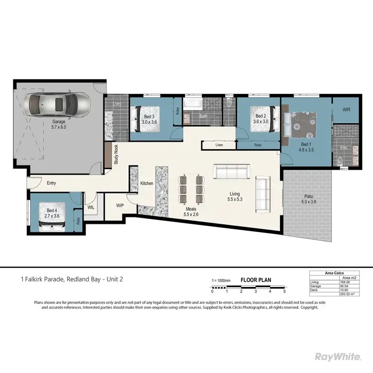 Floorplan of Homely house listing, 2/1 Falkirk Parade, Redland Bay QLD 4165