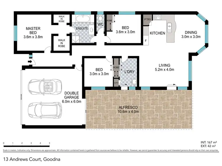 Floorplan of Homely house listing, 13 Andrews Court, Goodna QLD 4300