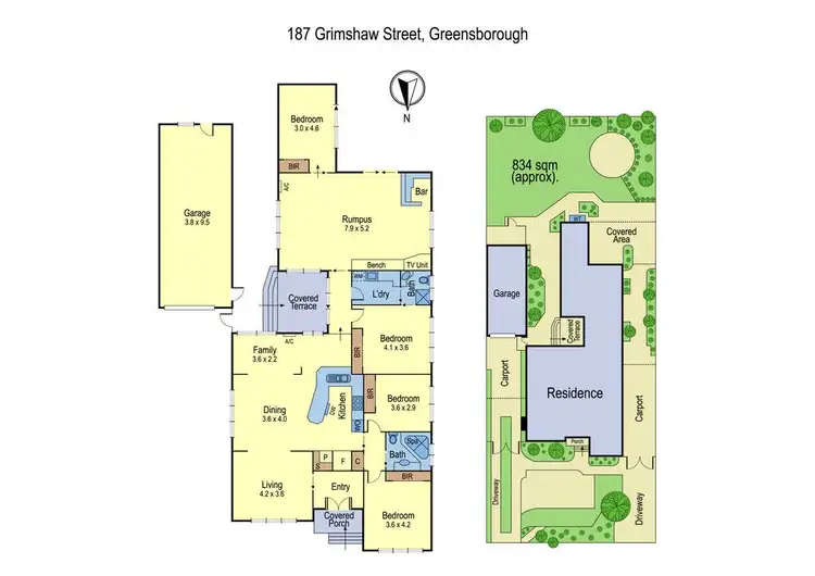 Floorplan of Homely house listing, 187 Grimshaw Street, Greensborough VIC 3088