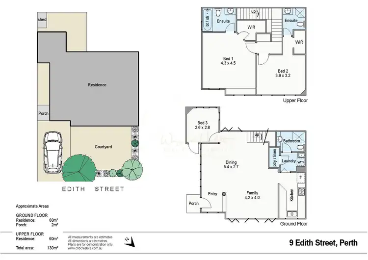 Floorplan of Homely house listing, 9 Edith Street, Perth WA 6000