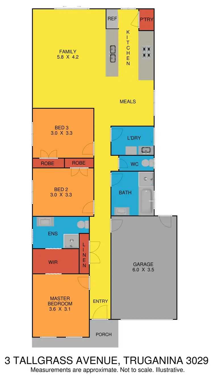 Floorplan of Homely house listing, 3 Tallgrass Avenue, Truganina VIC 3029