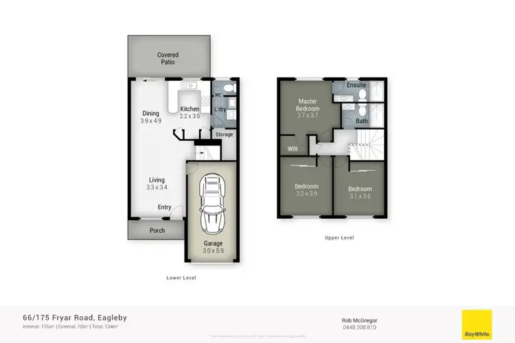 Floorplan of Homely unit listing, 66/175 'Lincoln Green', Fryar Road, Eagleby QLD 4207