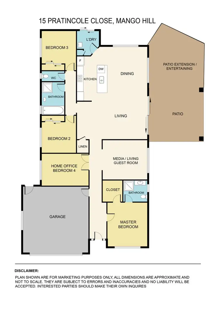 Floorplan of Homely house listing, 15 Pratincole Close, Mango Hill QLD 4509