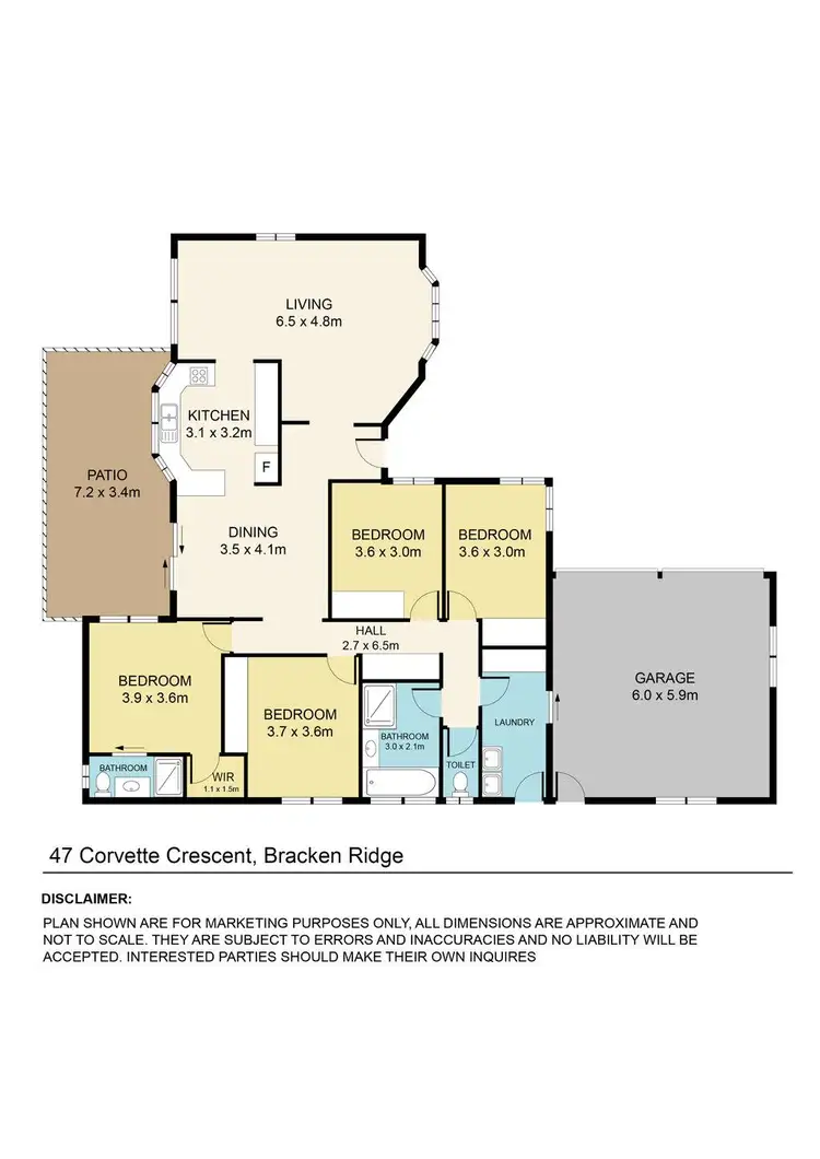Floorplan of Homely house listing, 47 Corvette Crescent, Bracken Ridge QLD 4017