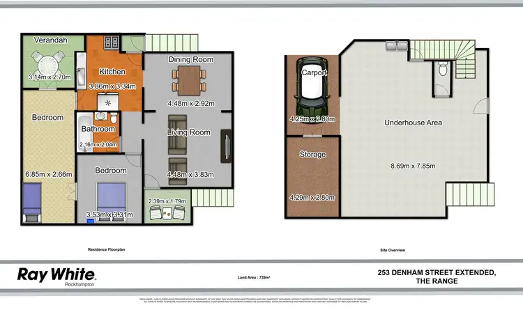 Floorplan of Homely house listing, 253 Denham Street Ext, The Range QLD 4700