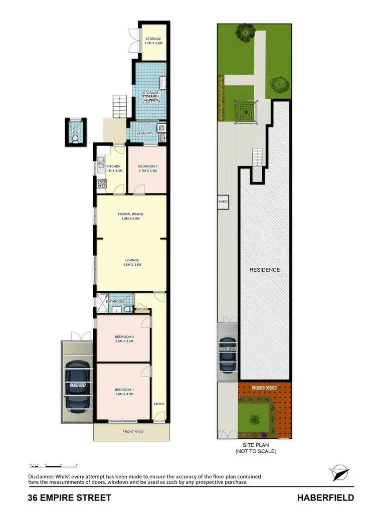 Floorplan of Homely house listing, 36 Empire Street, Haberfield NSW 2045