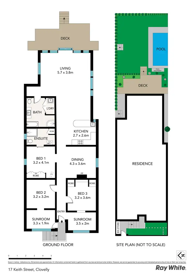 Floorplan of Homely house listing, 17 Keith Street, Clovelly NSW 2031