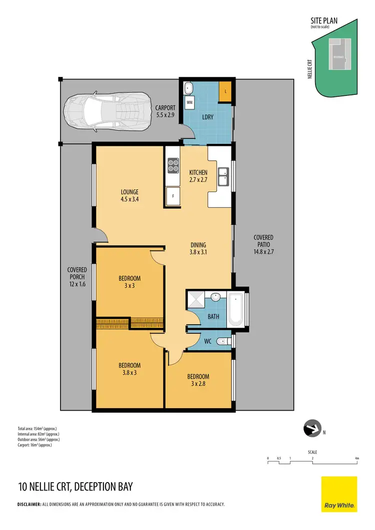 Floorplan of Homely house listing, 10 Nellie Court, Deception Bay QLD 4508
