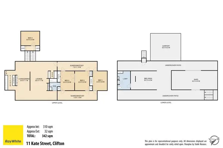 Floorplan of Homely house listing, 11 Kates Street, Clifton QLD 4361
