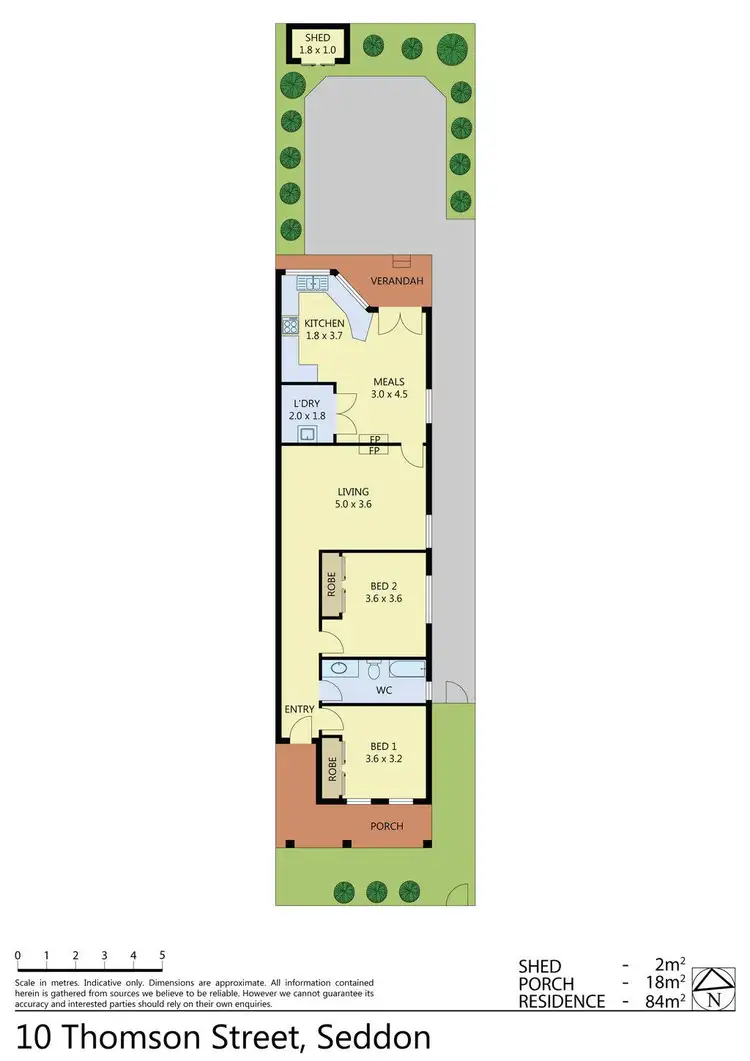 Floorplan of Homely house listing, 10 Thomson Street, Seddon VIC 3011
