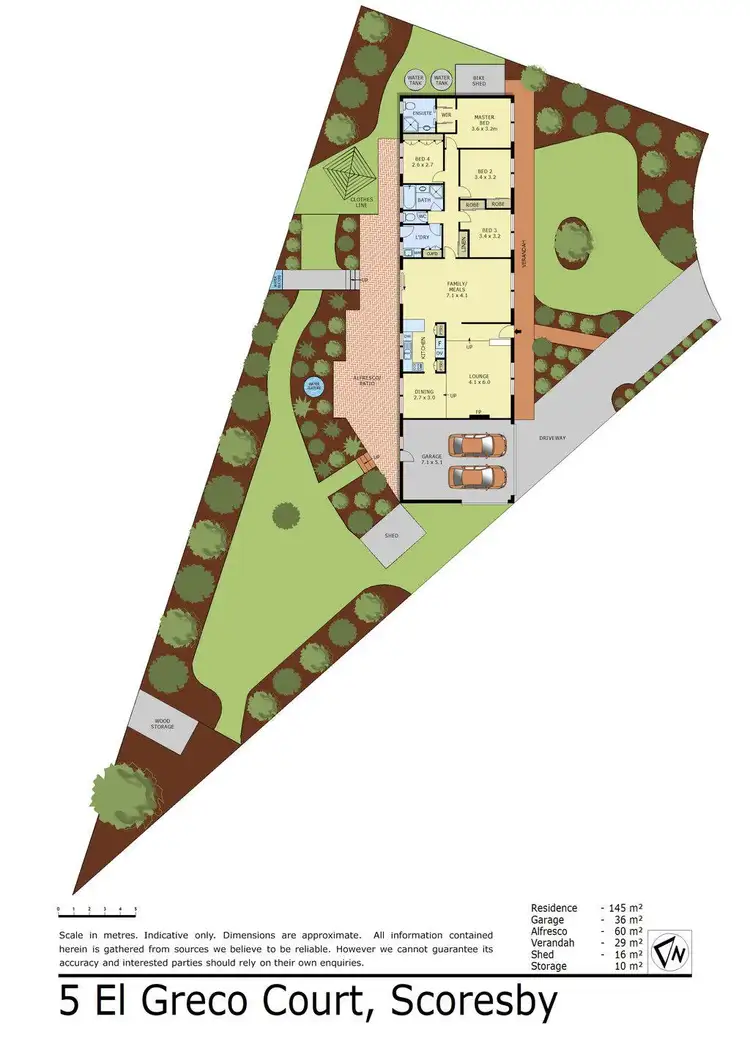 Floorplan of Homely house listing, 5 El Greco Court, Scoresby VIC 3179