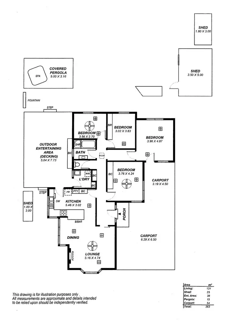 Floorplan of Homely house listing, 39 Chippendale Avenue, Fulham SA 5024