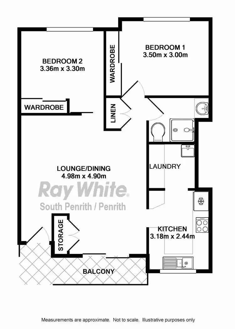 Floorplan of Homely unit listing, 39/2 Park Road, Wallacia NSW 2745