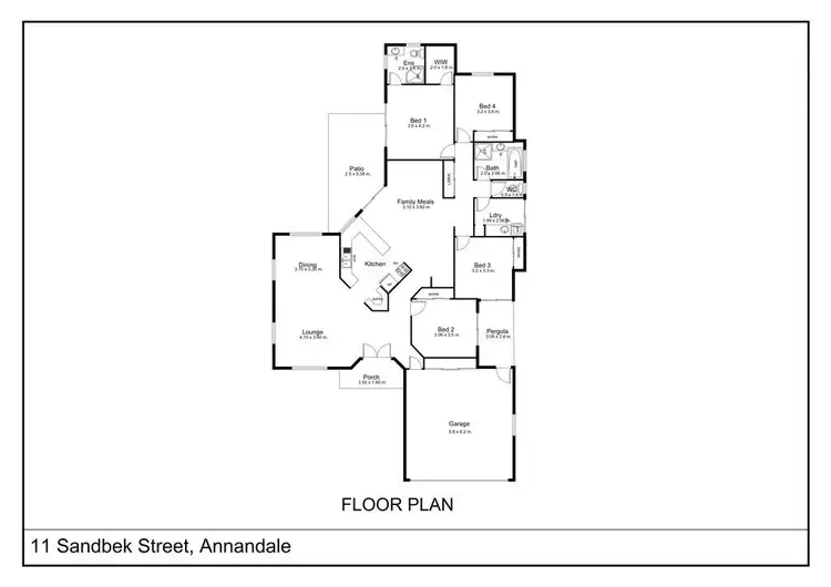 Floorplan of Homely house listing, 11 Sandbek Street, Annandale QLD 4814