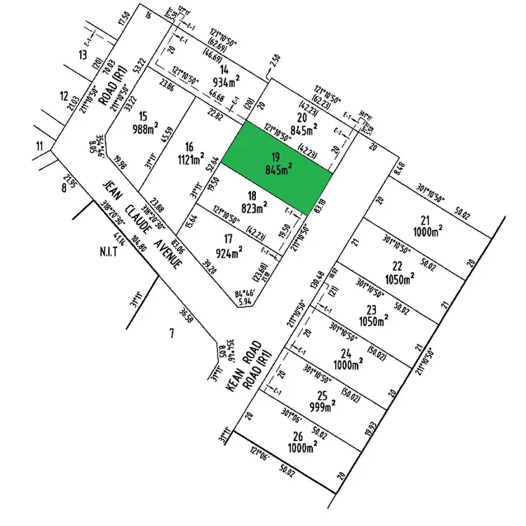 Floorplan of Homely land listing, 49 (lot 19) Kean Road, Nagambie VIC 3608