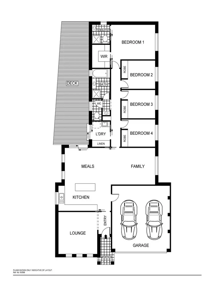 Floorplan of Homely house listing, 18 Carmody Street, Casey ACT 2913