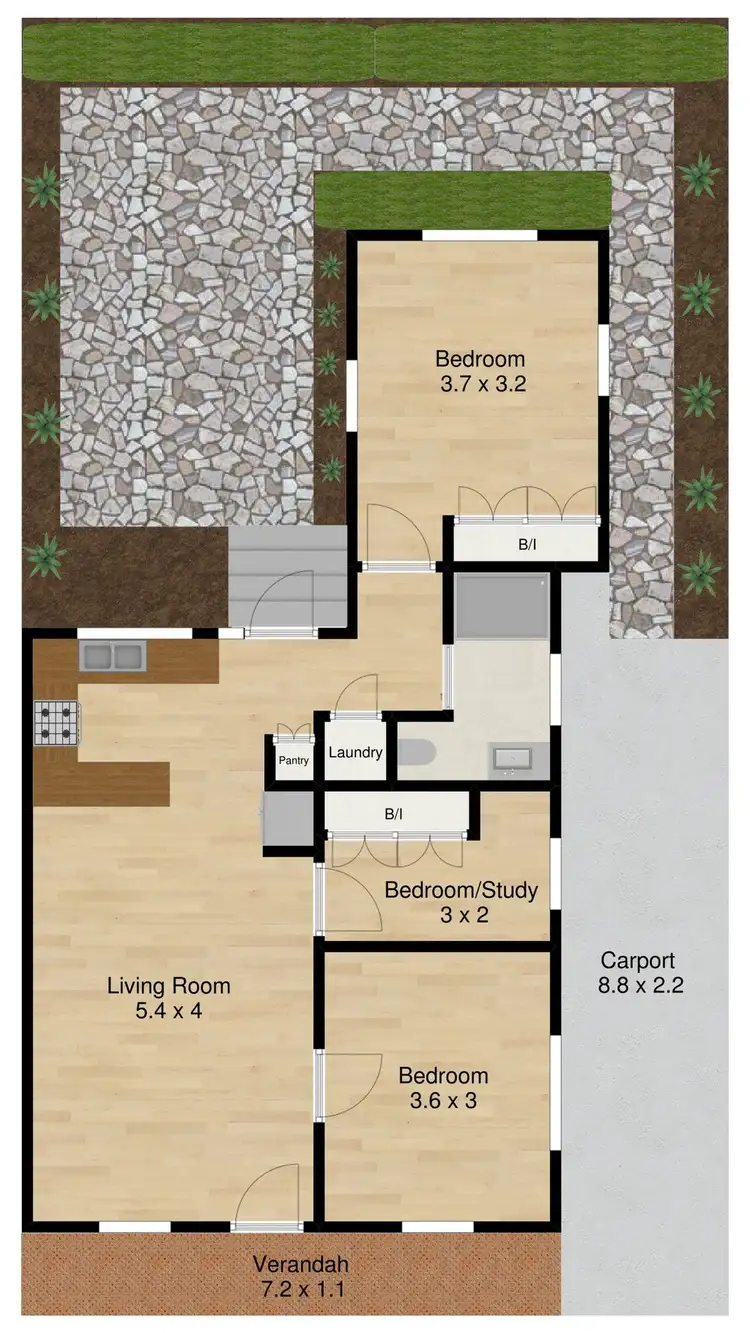 Floorplan of Homely house listing, 15 UNION Street, Spring Hill QLD 4000
