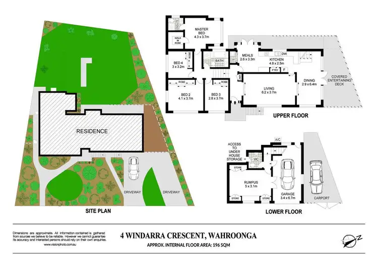 Floorplan of Homely house listing, 4 Windarra Crescent, Wahroonga NSW 2076