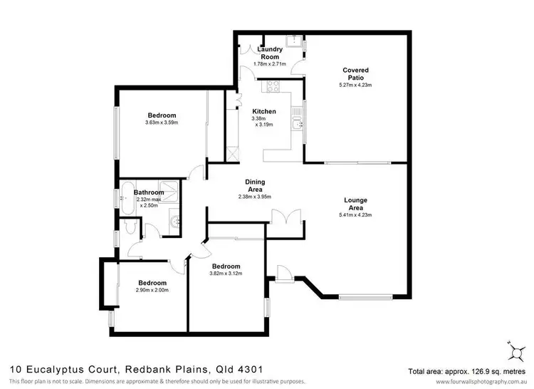 Floorplan of Homely house listing, 10 Eucalyptus Court, Redbank Plains QLD 4301