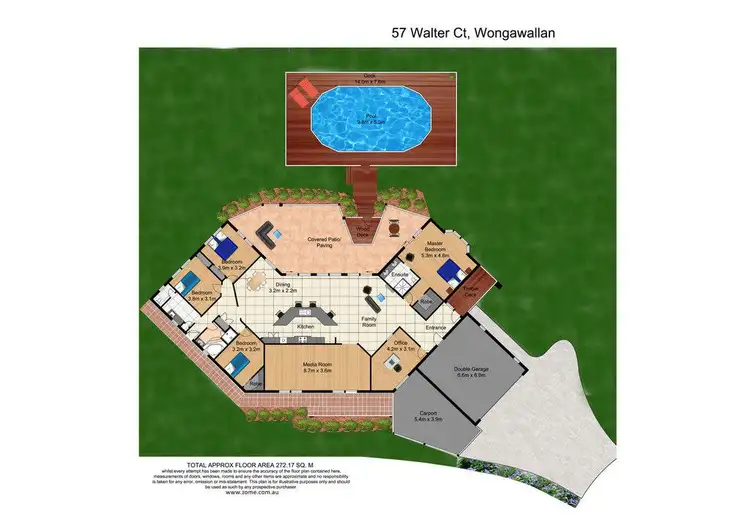 Floorplan of Homely house listing, 57 Walter Court, Wongawallan QLD 4210