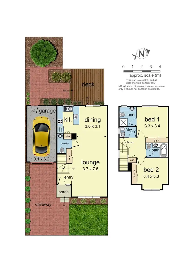 Floorplan of Homely townhouse listing, 1/1 Fleet Street, Mount Waverley VIC 3149