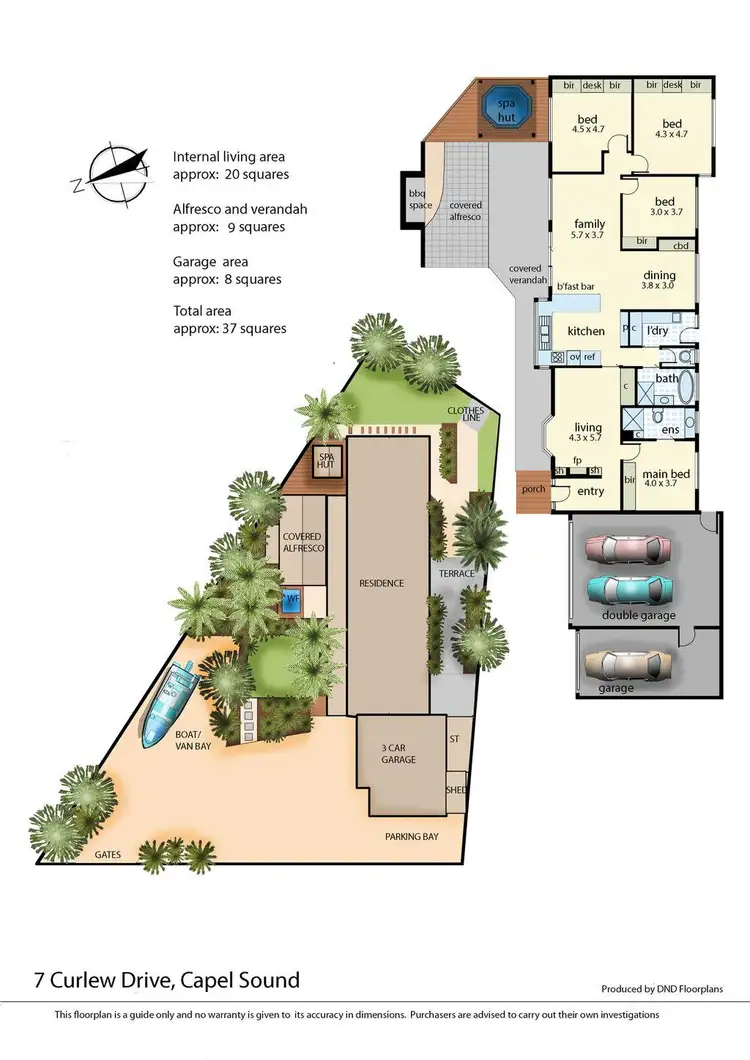 Floorplan of Homely house listing, 7 Curlew Drive, Capel Sound VIC 3940