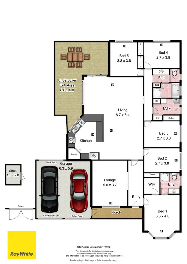 Floorplan of Homely house listing, 110 Pridham Boulevard, Aldinga Beach SA 5173