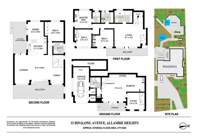 Floorplan of Homely house listing, 33 Binalong Avenue, Allambie Heights NSW 2100
