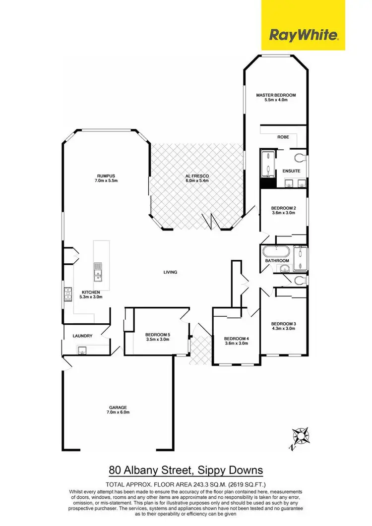 Floorplan of Homely house listing, 80 Albany Street, Sippy Downs QLD 4556