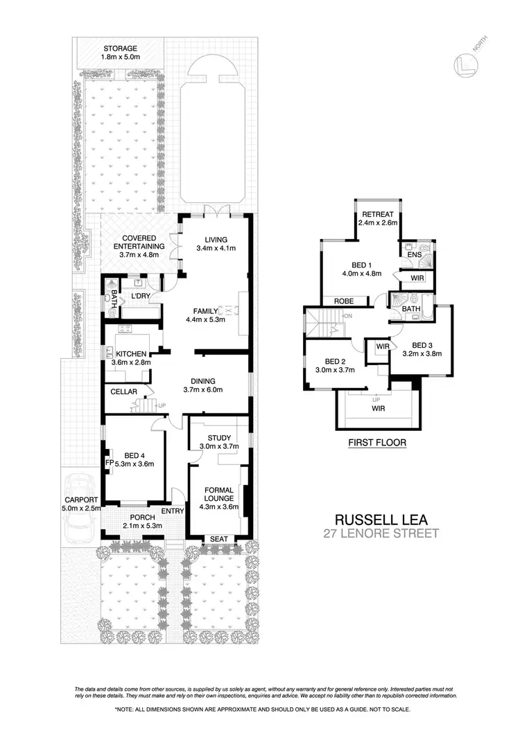 Floorplan of Homely house listing, 27 Lenore Street, Russell Lea NSW 2046
