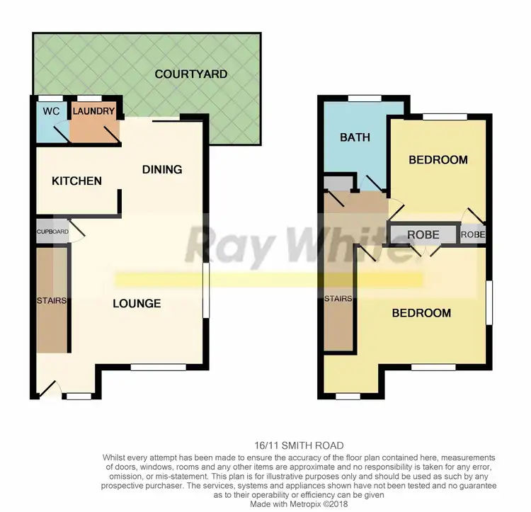 Floorplan of Homely townhouse listing, 16/11 Smith Road, Woodridge QLD 4114