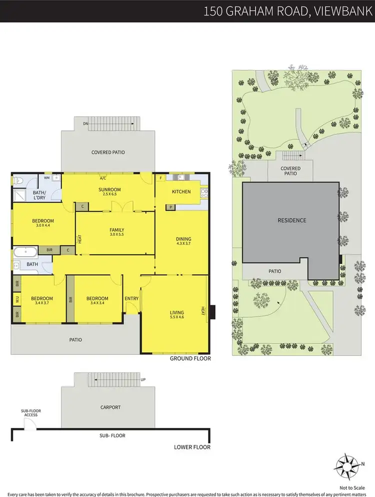 Floorplan of Homely house listing, 150 Graham Road, Viewbank VIC 3084
