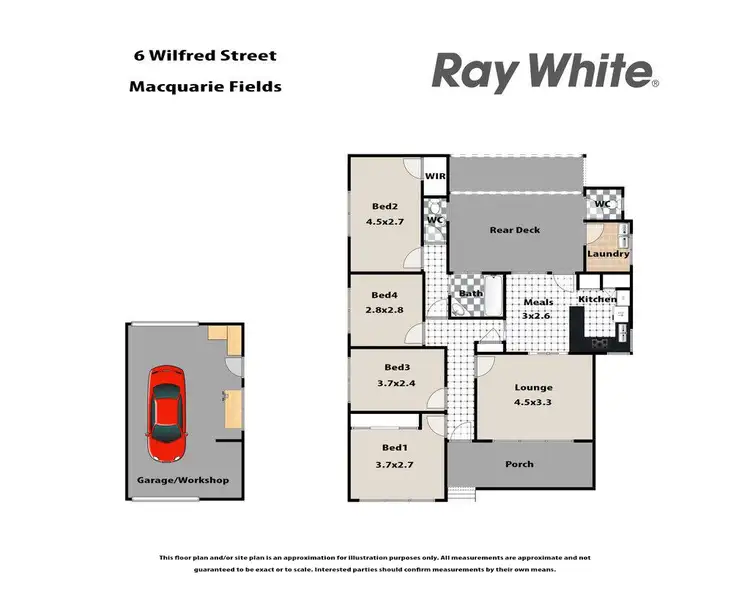 Floorplan of Homely house listing, 6 Wilfrid Street, Macquarie Fields NSW 2564
