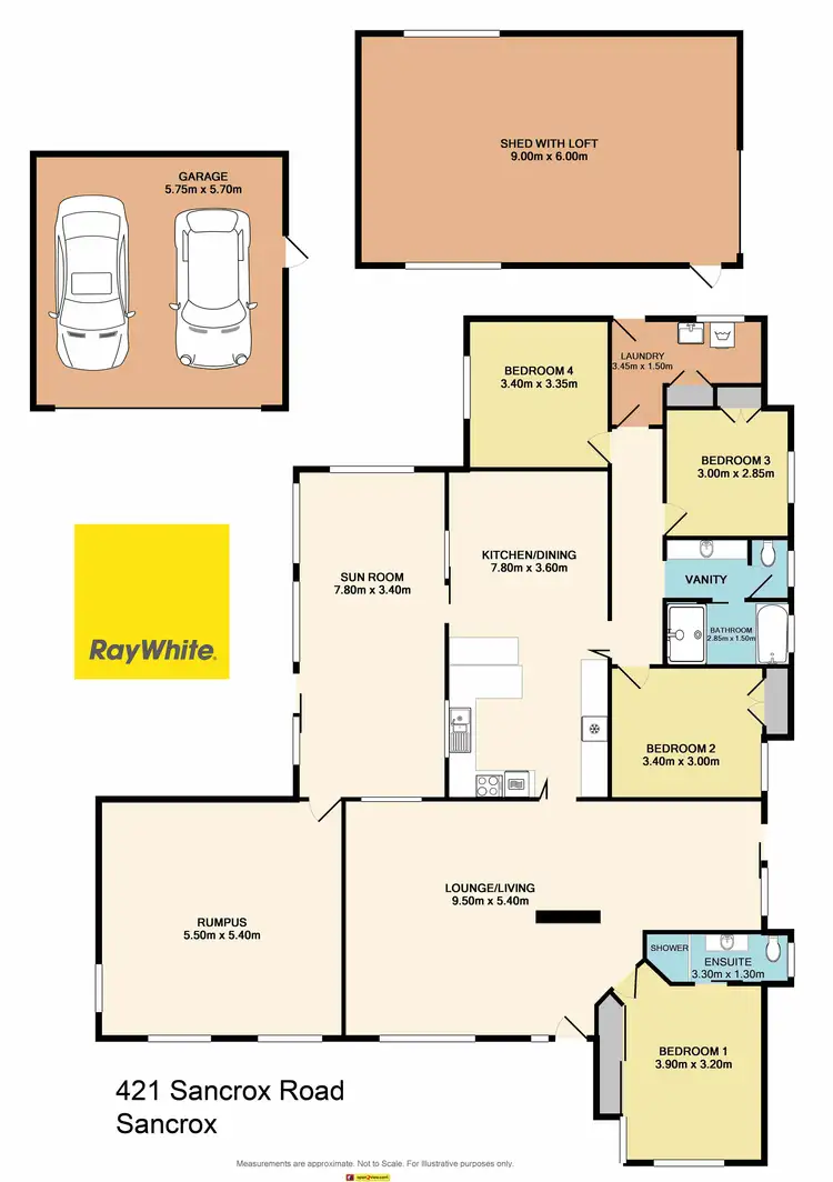Floorplan of Homely house listing, 421 Sancrox Road, Sancrox NSW 2446