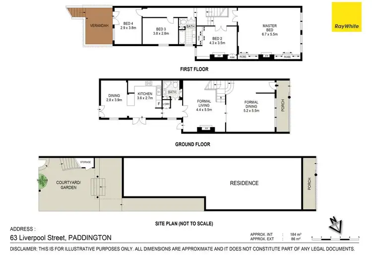Floorplan of Homely house listing, 63 Liverpool Street, Paddington NSW 2021