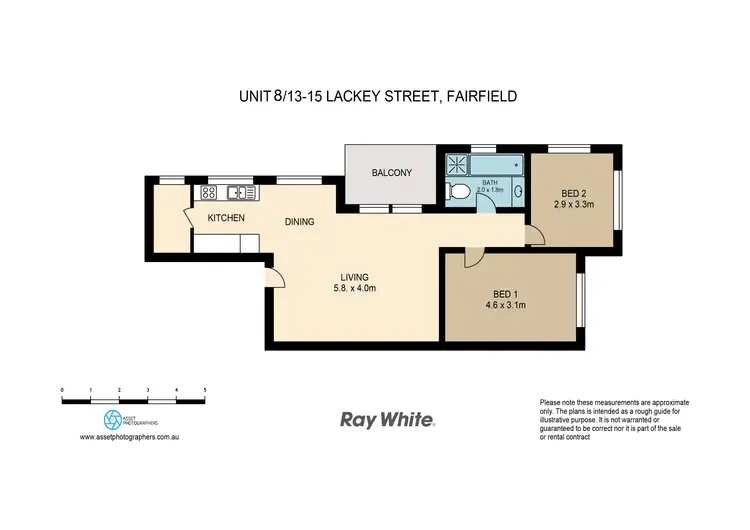 Floorplan of Homely unit listing, 8/13-15 Lackey Street, Fairfield NSW 2165
