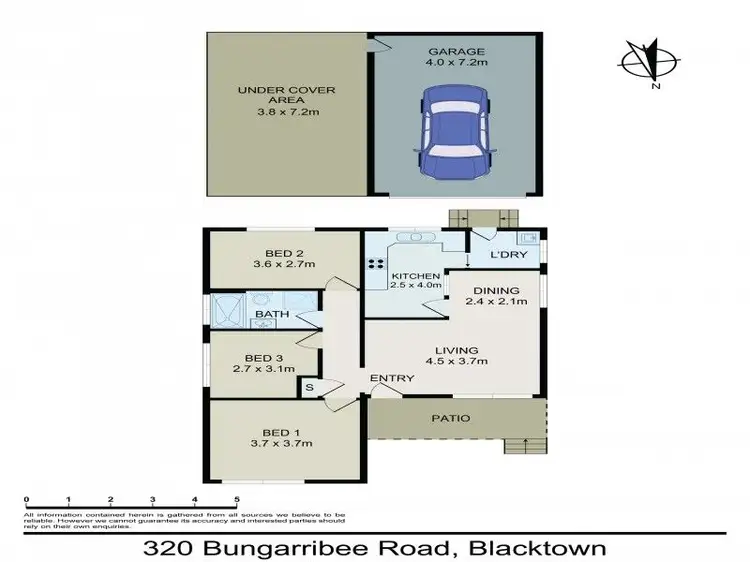 Floorplan of Homely house listing, 320 Bungarribee Road, Blacktown NSW 2148