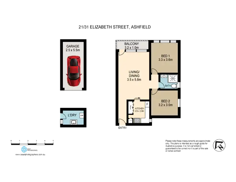 Floorplan of Homely unit listing, 21/31 Elizabeth Street, Ashfield NSW 2131