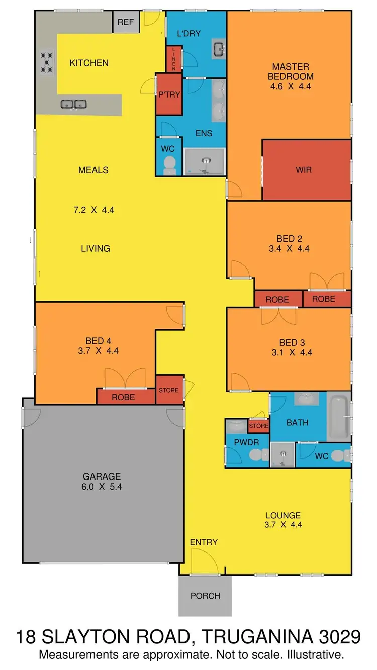 Floorplan of Homely house listing, 18 Slayton Road, Truganina VIC 3029