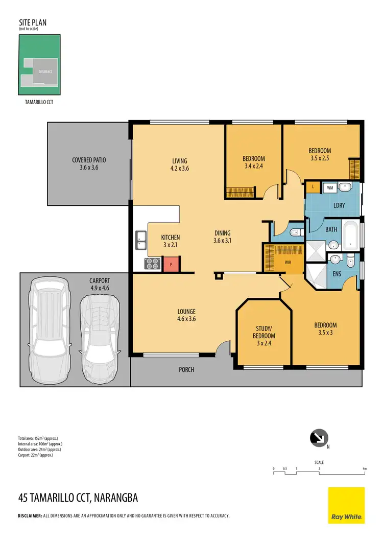 Floorplan of Homely house listing, 45 Tamarillo Circuit, Narangba QLD 4504
