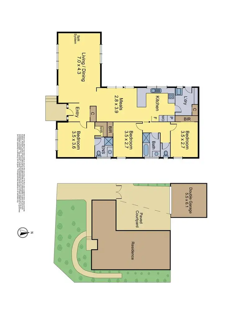 Floorplan of Homely house listing, 587 Whitehorse Road, Mitcham VIC 3132