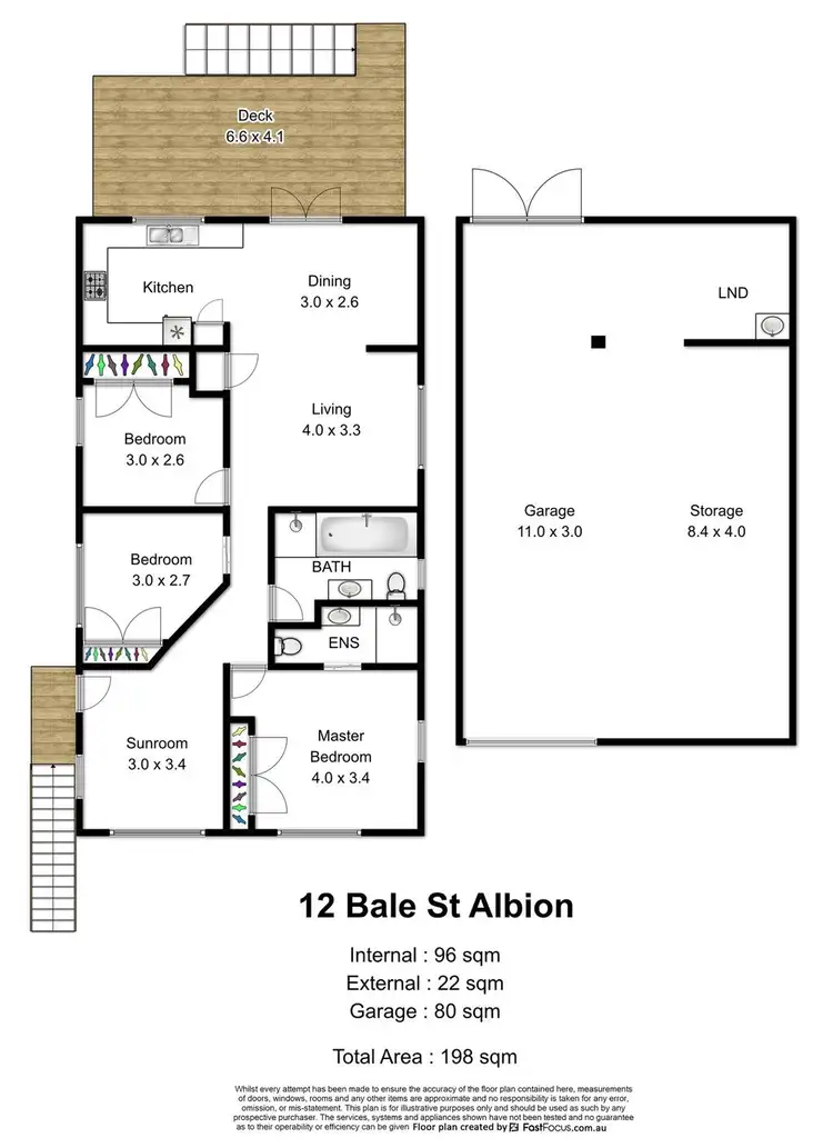 Floorplan of Homely house listing, 12 Bale Street, Albion QLD 4010