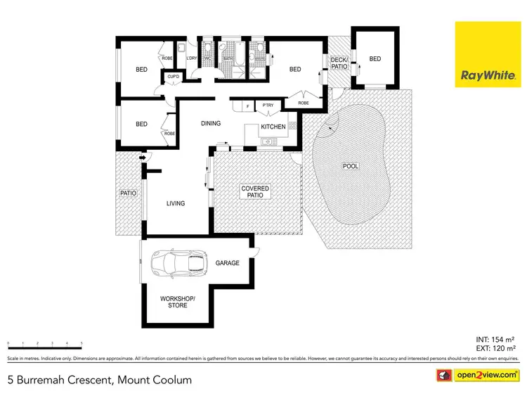 Floorplan of Homely house listing, 5 Burremah Crescent, Mount Coolum QLD 4573