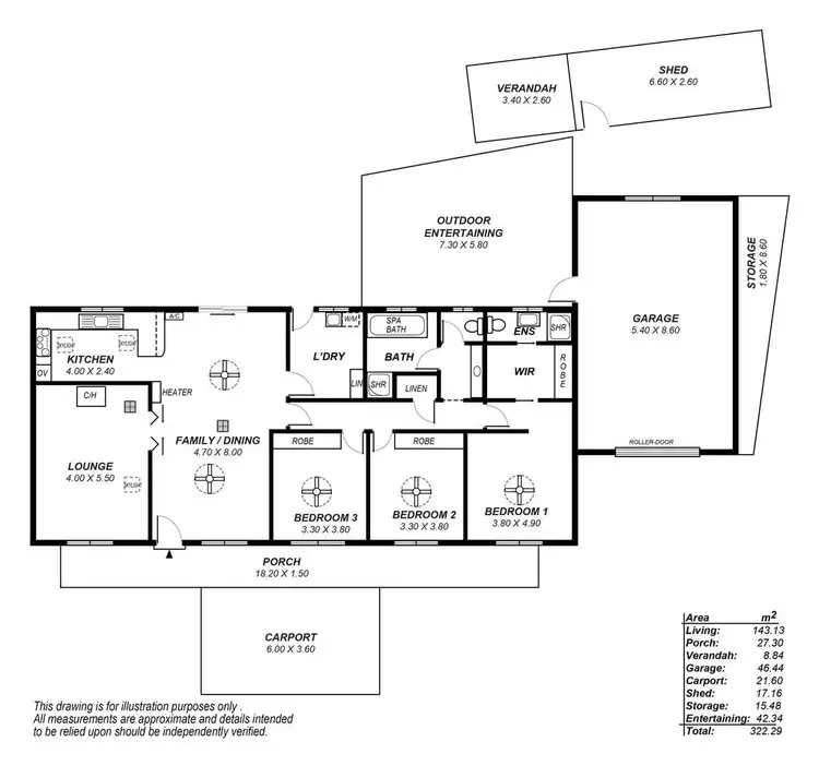Floorplan of Homely house listing, 10 Ritz Boulevard, Pasadena SA 5042