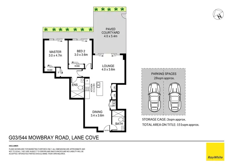 Floorplan of Homely apartment listing, G03/544 Mowbray Road, Lane Cove NSW 2066