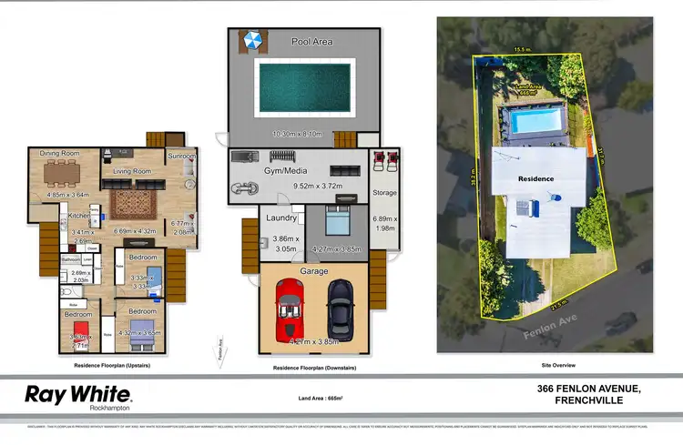 Floorplan of Homely house listing, 366 Fenlon Avenue, Frenchville QLD 4701
