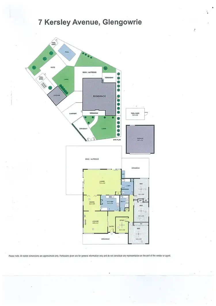 Floorplan of Homely house listing, 7 Kersley Avenue, Glengowrie SA 5044